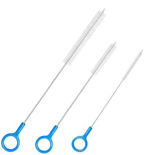Straw Cleaner Brush,Extra Long Straw Cleaning Brushes with Nylon Bristles,Straw Brush Cleaner for Reusable Straws, Baby Bottles, Tumblers, Sippy Cups and Narrow Tube.