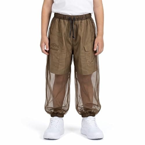 Aventik No-See-Um Mesh Youth Mosquito Jacket, Youth Mosquito Pants M&L Super Light, Keep Safe Cool, UV Protection