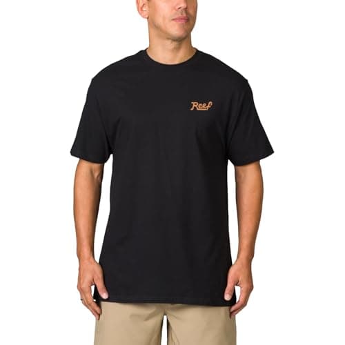 REEF Men's Lush Short Sleeve Tee Black