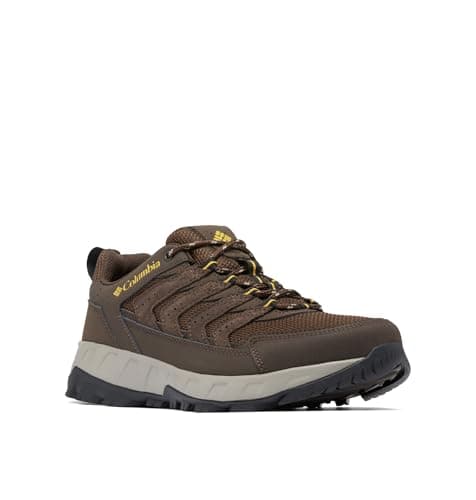 Columbia Men's Strata Trail Low, Cordovan/Golden Yellow, 9