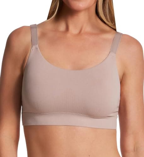 Bali Women's Modern Seamless Bralette, Pullover Wireless Bralette with Adjustable Straps