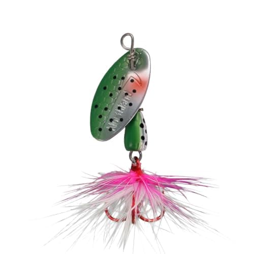Northland Tackle Tungsten Spinner - 1/Card - 1/16OZ - #10HK - Rainbow Trout