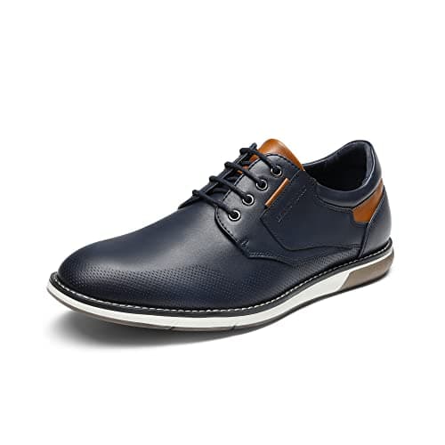 Bruno Marc Men's Casual Dress Shoes,Size 8,Blue,SBOX2336M