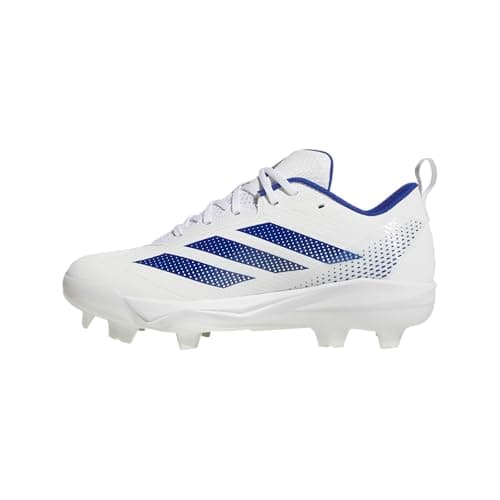 adidas Women's Adizero Instict TPU 2.0 Softball, White/Team Royal Blue/Team Royal Blue, 9