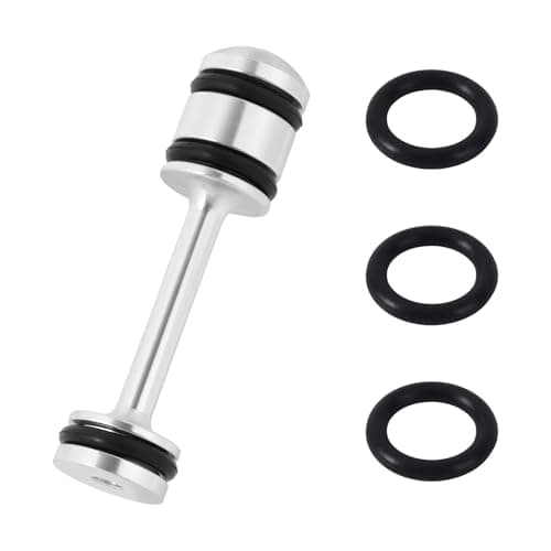 Fukaisu 1pc for LS Barbell with O-Rings, 5.3 Barbell Plug Zinc Alloy Oil Diverter Compatible with Gen III & IV Engines Performance Parts for LS Oil System Upgrade