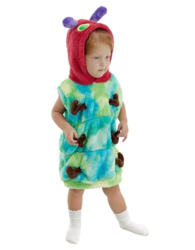 Baby Caterpillar Costume, Infant Insect Animal Onesie Boys Girls, Babies Newborn Halloween Cosplay Romper Clothes Toddler 12-18 Months