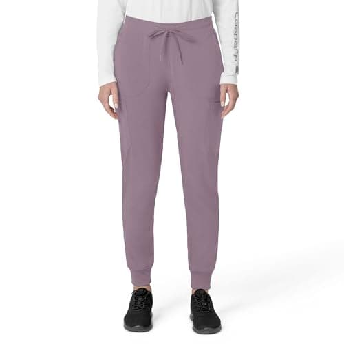 Carhartt Force Cross-Flex Women's Cargo Jogger Scrub Pant, Lavender Mist, L