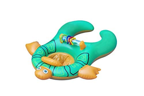 SWIMLINE | Inflatable Baby Pool Float Seat with Leg Holes | 42"| Sea Turtle