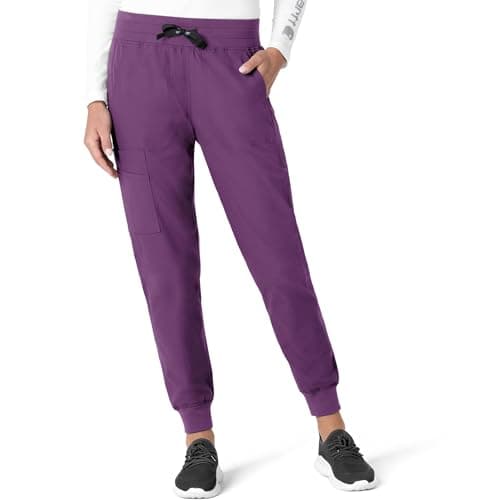 Carhartt Force Essentials Women's Jogger Scrub Pant, Eggplant, 5XL