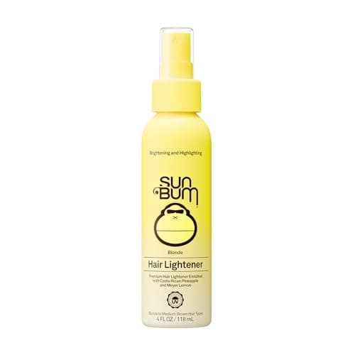Sun Bum Hair Lightener Spray for Blonde to Medium Brown Tone - 4 oz
