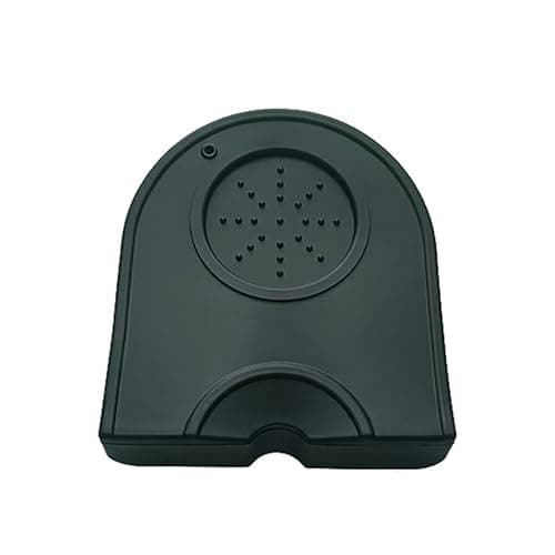 LntJoQxbm Professional Silicone Espresso Tamper Mat, Anti-Slip Coffee Tamping Station for Barista Tools (Black, small)