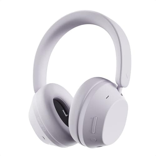 Clemm Preset Wireless Over-Ear Headphones, 95H Playtime, Bluetooth, 40mm Drivers, Built-in Mic, Memory Foam Earcups, Aux Cable Included, Foldable Design, Lavender