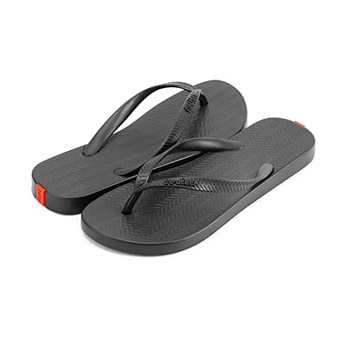 Swalker Flip Flops for Women & Men, Recyclable Rubber Sole Women Sandals with Non-Slip & Bouncy Footbed