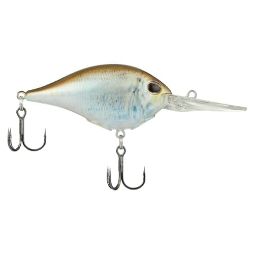 Berkley Dime Freshwater Fishing Lure, HD Blueback Herring, 3/5oz, Authentic Balsa-Like Action, Equipped with Sharp Fusion19 Hook, Ideal for Bass Fishing