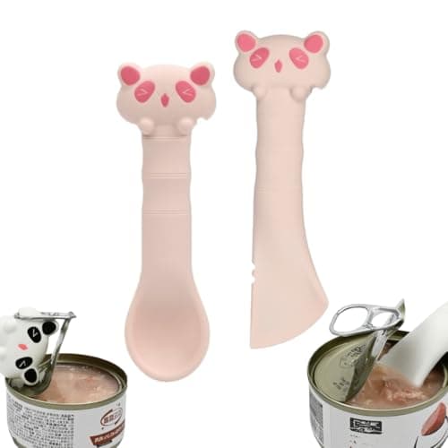 CUITIBI Small Spatula For Short Can, Cat Food Scoop, Wet Food Spoon For Dog Or Cat, Open Canned With Spatula, Manual Can Opener