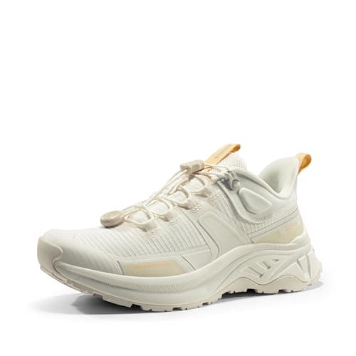 NORTIV 8 Women's Lightweight Hiking Shoes Quick Laces Outdoor Fashion Sneakers Gladiator,Size 6.5,Beige,SNHS239W