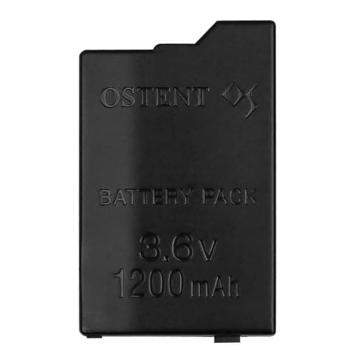 OSTENT Real 1200mAh 3.6V Li-ion Polymer Lithium Ion Rechargeable Battery Pack Replacement for Sony PSP 2000/3000 Console PSP-S110 Video Games