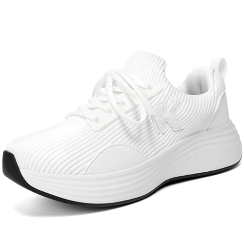 OKVOOT Women's Nurse Shoes Slip Resistant Breathable Wide Toe Box