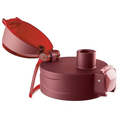 Opard Replacement Flip-Top Lid, Leakproof Locking Lid for Opard Zip 20oz/30oz/32oz Wide Mouth Water Bottles - BPA-Free PP Plastic, Durable Reusable Bottle Accessory(Red)