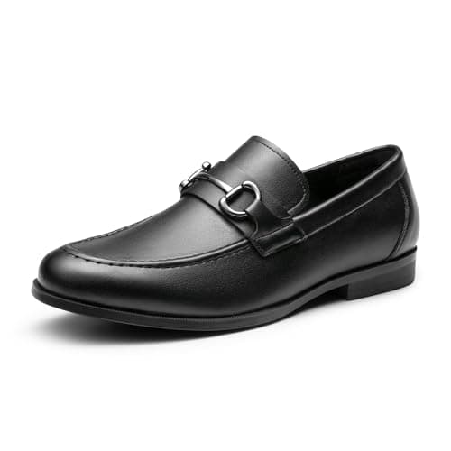 Bruno Marc Men's Dress Loafers Slip-on Formal Shoes,Size 10.5,Black,SBLS2410M