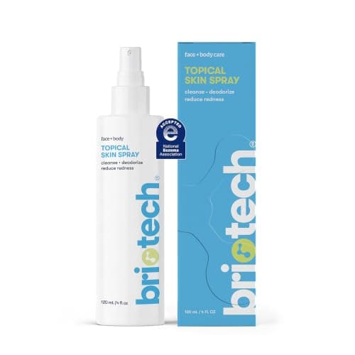 BRIOTECH Hypochlorous Acid Spray for Face and Body, 4 fl oz, 1 Pack