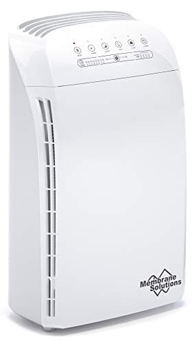 Membrane Solutions MSA3 Air Purifier for Home, Room Up to 1590 sq ft. H13 True HEPA Filter Air Purifier for Bedroom 22db, 100% Ozone Free Air Cleaner for Smoke, Pet Odor, Dust