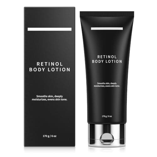 Dermatology Retinol Body Lotion: Firming Moisturizing Body Cream for Dark Spots, Stretch Marks and Mature Crepey Skin, 6 oz (170 g)