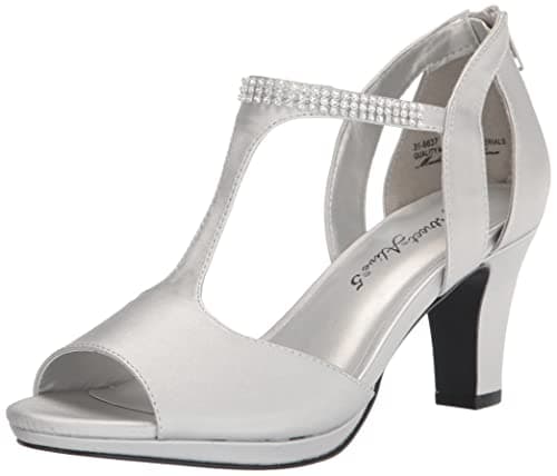 Easy Street Women's Flash Open Toe T-Strap Platform Dress Sandal