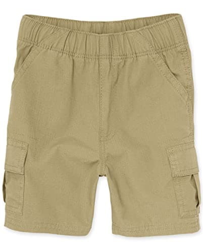 The Children's Place Baby Boys And Toddler Boys Pull on Cargo Shorts,Flax Single,5T