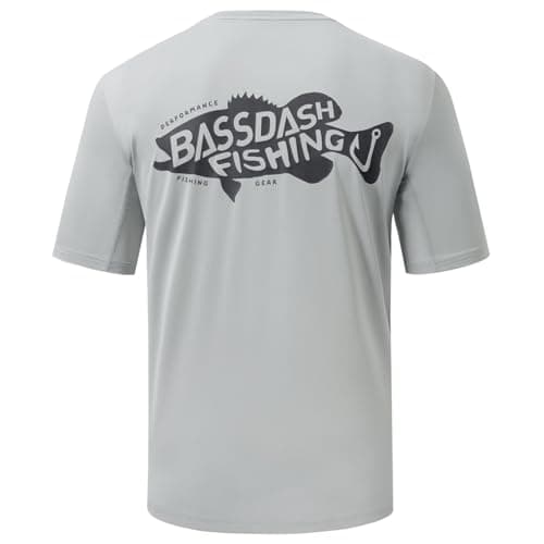 BASSDASH Men’s Graphic T-Shirts Short Sleeve Fishing Shirt UPF 50+ Moisture Wicking UV Sun Protection FS36M