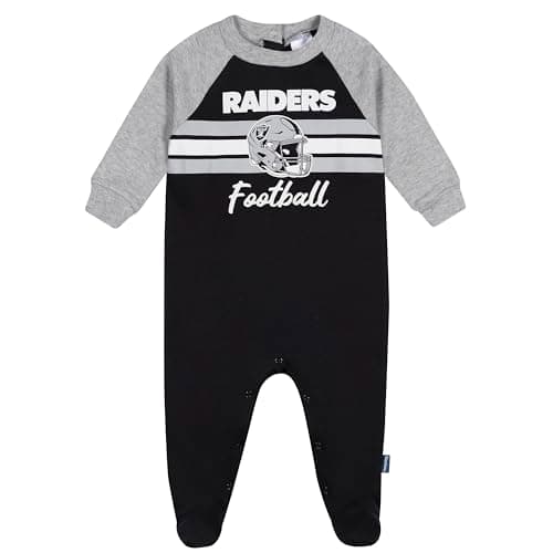Gerber Baby NFL Team Footed Coverall, Raiders, 0-3 Months