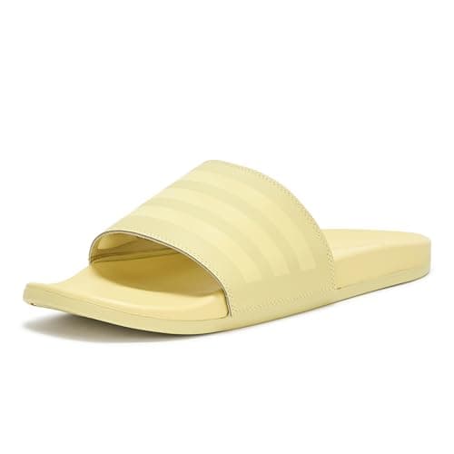 adidas Unisex-Adult Adilette Comfort Sportswear, Halo Gold/Powder Yellow/Powder Yellow, 16
