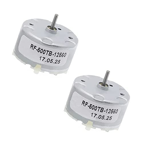 Rakstore 2pcs RF-500TB Micro DC Motor RF-500TB-12560