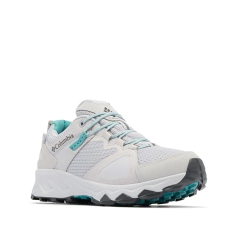 Columbia Womens Peakfreak Hera Outdry Waterproof Hiking Shoe, Cumulus Grey/Teal, 10.5