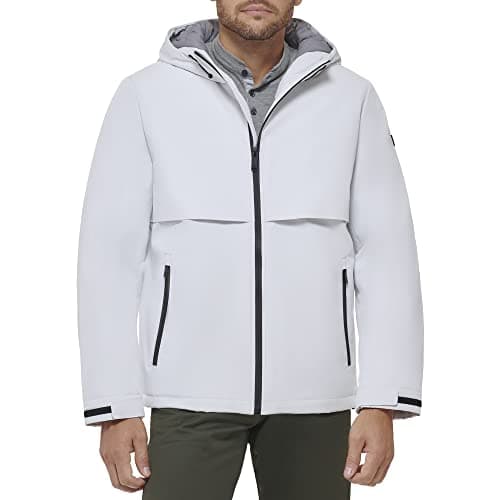 Docker's Men's Flex Tech Filled Storm Jacket, Ice, XX-Large