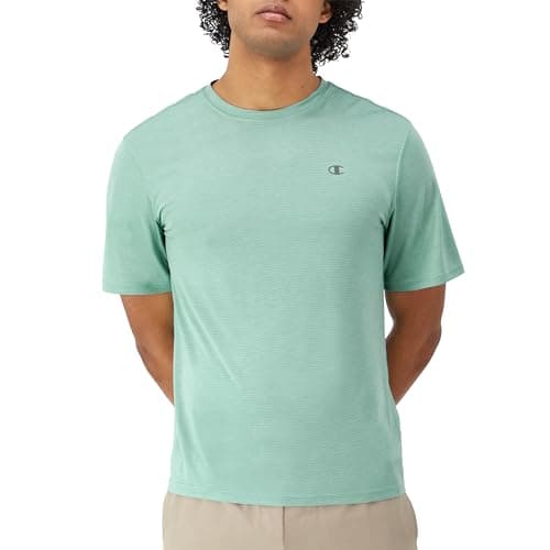 Champion Men's T-Shirt, Novelty Sport, Wicking, Anti-Odor Lightweight Men's T-Shirt