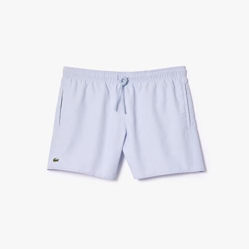 Lacoste Men's Quick-Dry Swim Trunks, Phoenix Blue/Green, XX-Large