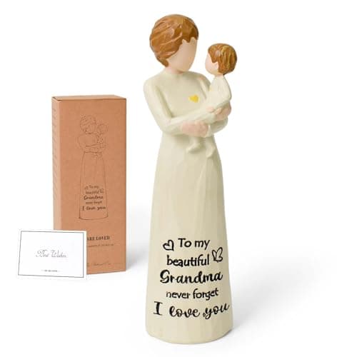Eremaoy First Time Grandma Gifts, Grandmother and Child Figurine