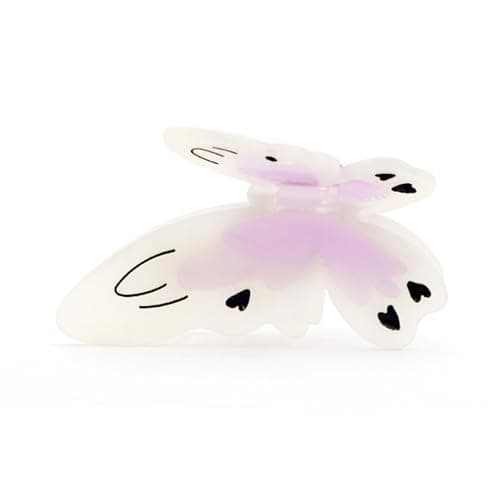 Butterfly Hair Claw – Tortoise Shell Hair Claw Clips with Strong Non-Slip Hold, Lightweight Durable Animal Hair Clip for Women Girls