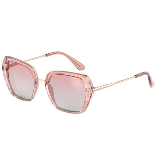 NSSIW Polarized Sunglasses Womens Sunglasses: Trendy Sun Glasses Outdoor Beach Travelling Large Shades UV400 Protection