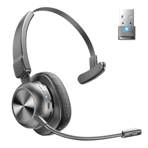 Weihele Trucker Bluetooth Headset, Wireless Headset with Microphone