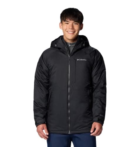 Columbia Men's Snowy Summit Jacket, Black, 1X Big