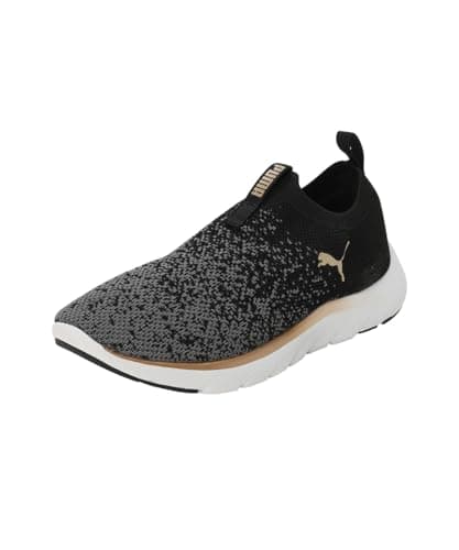 Puma Women's Softride Mayve, Puma Black-Puma White, 11