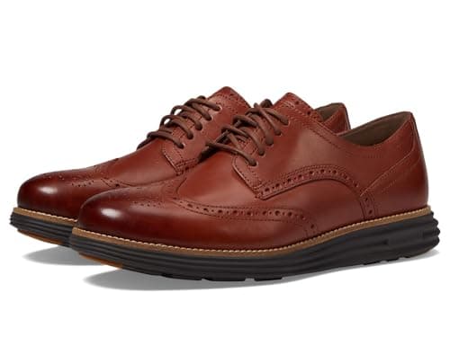Cole Haan Mens Originalgrand Remastered Wing Tip, Woodbury/Java, 7-W US