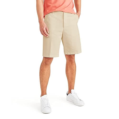 Dockers Men's Perfect Classic Fit Shorts (Regular and Big & Tall), Timberwolf, 34