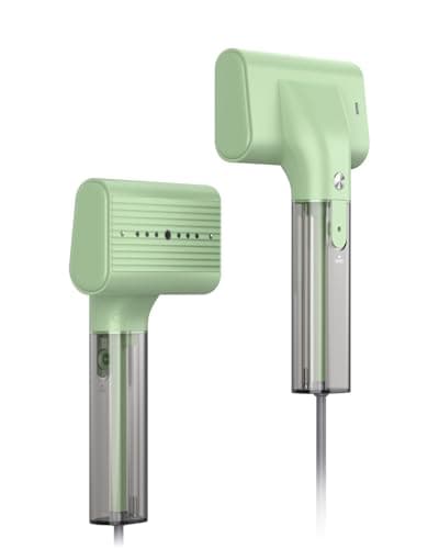 G10 Pro Steamer for Clothes, Global Voltage Adaptation Handheld Garment Steamer, Dual Steam Modes,1200W Mini Steam Iron for Travel and Home (100-240V Green)