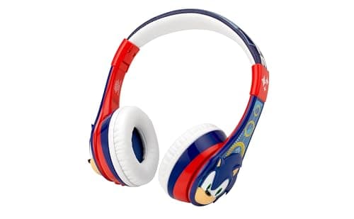 Sonic The Hedgehog Bluetooth Headphones for Kids, Wireless Headphones
