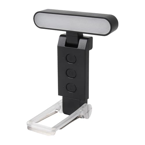 Bsdgeclogy Book Light,USB Rechargeable Clip-On Reading Light,30 Adjustable Modes,Eye-Caring with Timer,Perfect for Book Lovers/Travel(Black, Rectangle)