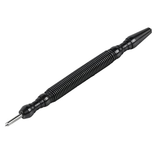 ARES 10065 - Dual Head Hammerless High Speed Steel Punch and Center Punch - CNC-Precision Machined - 5000 PSI Striking Force