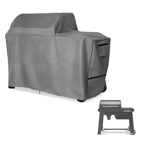 Wavecover Heavy Duty Waterproof Electric Wood Pellet Grill Cover, Compatible with Traeger Grills BAC761 Woodridge Grill Cover, Woodridge Grill Accessories